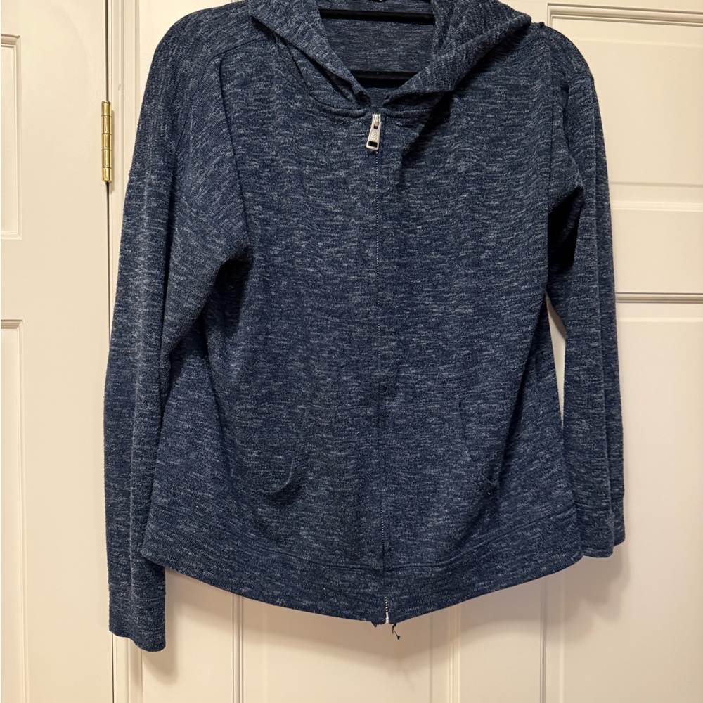 TNA Dark Blue Heathered Hoodie